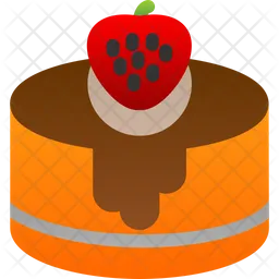 Strawberry Cake  Icon