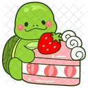 Strawberry Cake  Icon