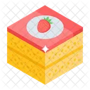 Strawberry Cake Pastry Sweet Icon