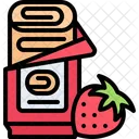 Strawberry Cake Roll  Icon