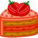 Strawberry cakes  Icon