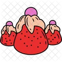 Strawberry cheesecake bites  Icon