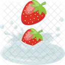 Strawberry Cream Dip Icon