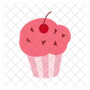 Strawberry cupcake  Icon