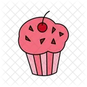 Strawberry Cupcake Strawberry Cupcake Icon