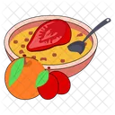 Lemon Berries Healthy Breakfast Icon