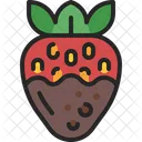 Strawberry Dip Chocolate Icon