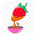 Strawberry Dip  Icon
