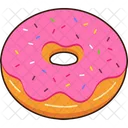 Strawberry Donut  Icon