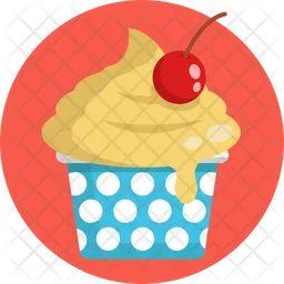 Strawberry Ice Cream  Icon