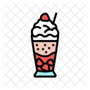 Strawberry Ice Cream Ice Cream Strawberry Flavor Icône