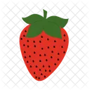 Strawberry Fragaria Pulpy Icon
