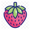 Strawberry Fruit Love Icon