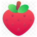 Strawberry Vegan Fruits Icon