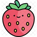 Strawberry Food Healthy Icon