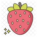 Strawberry Frsh Fruit Ruit Icon
