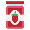 Jam Strawberry Sweet Icon