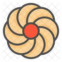 Spiral Cracker Cookies Icon