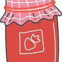 Strawberry Jam Jam Jam Jar Icon