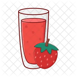 Strawberry juice  Icon