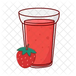 Strawberry juice  Icon