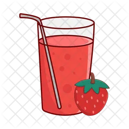 Strawberry juice  Icon