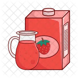 Strawberry juice  Icon