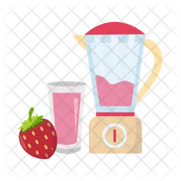 Strawberry juice  Icon