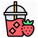 Strawberry Juice Fruit Icon