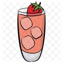 Strawberry Juice Juice Fruit Juice Icon