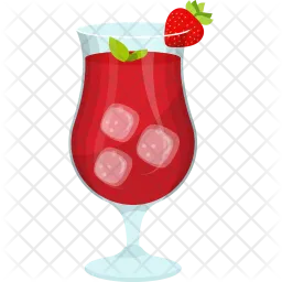 Strawberry Juice  Icon