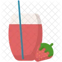 Strawberry Juice Icon