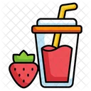 Strawberry Juice Strawberry Drink Icon