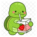 Strawberry Milk  Icon