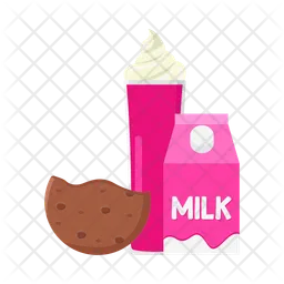 Strawberry milkshake  Icon