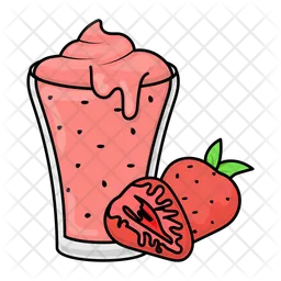 Strawberry shake  Icon