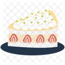 Strawberry Soft Cake Food Icon