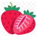 딸기 과일 건강 아이콘