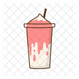 Strawberry Yogurt Smoothie  Icon