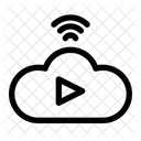 Stream Cloud Online Icon