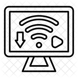 Fluxo de downlink  Ícone