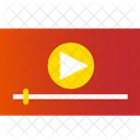 Fluxo De Video Video On Line Streaming De Video Icon