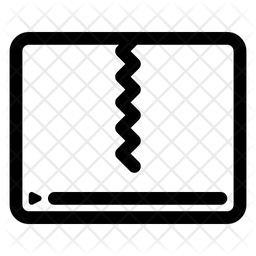 Stream offline Icon - Download in Line Style