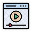 Stream Video Online Video Video Playing Icon