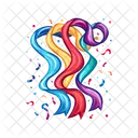 Party Confetti Garlands Icon
