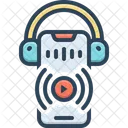 Streaming Headphone Gadget Icon