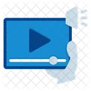 Streaming Video Stream Elearning Icon