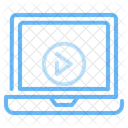 Streaming Elearning Video Player Icon