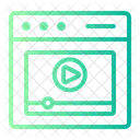 Streaming Play Button Video Player Icon