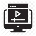 Video Player Pagina Da Web Ícone